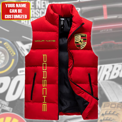 Personalized Pors Sleeveless Windproof Puffer Jacket