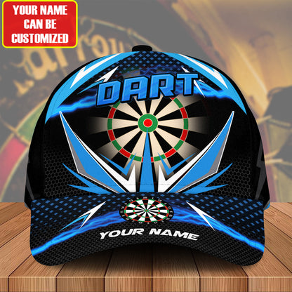 Personalized Name Teal Darts Classic Cap Q150304