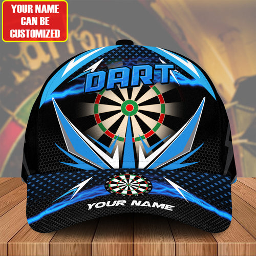 Personalized Name Teal Darts Classic Cap Q150304