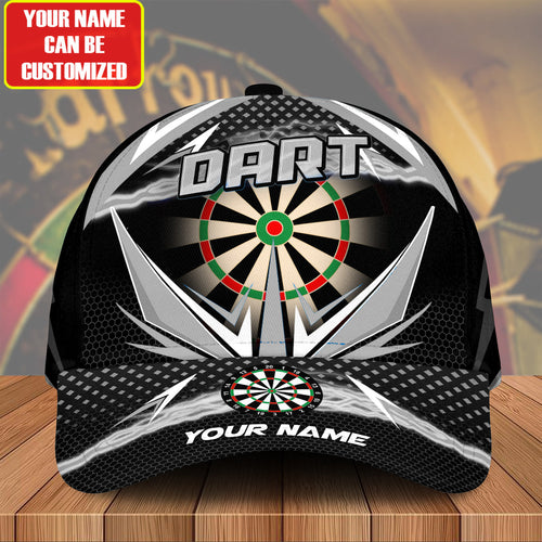 Personalized Name Black Darts Classic Cap Q150304