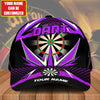 Personalized Name Purple Darts Classic Cap Q150304