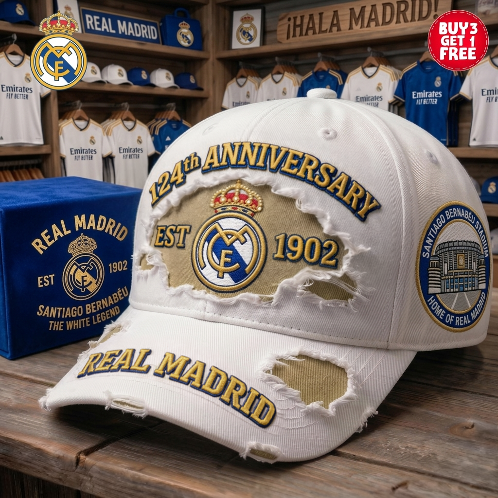 Real Stadium 124th Anniversary Denim Classic Cap (1902-2026)
