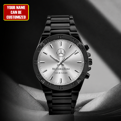 Personalized Merc Elegant Dial Steel Watch