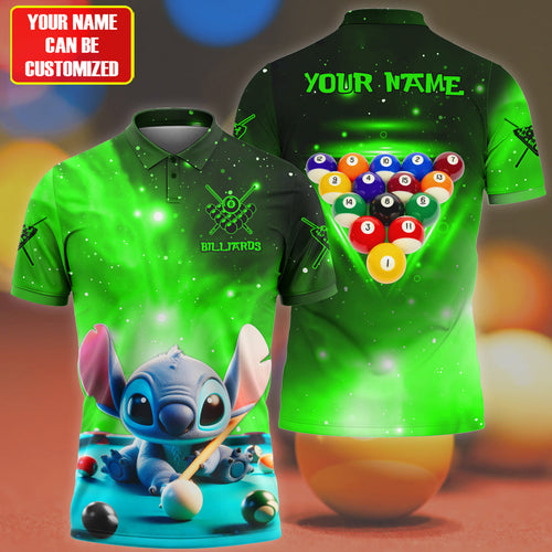 Personalized Name Green St Billiards All Over Printed Unisex Shirt Q150602