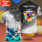 Personalized Name Black St Billiards All Over Printed Unisex Shirt Q150602