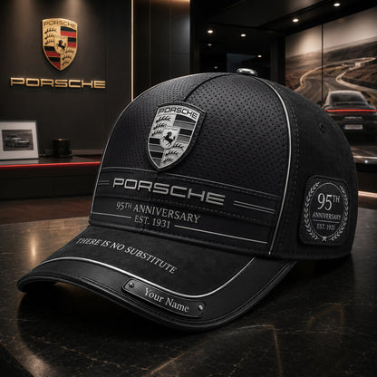 Personalized Pors Vintage 95TH Anniversary Leather Classic Cap V4 (1931-2026)