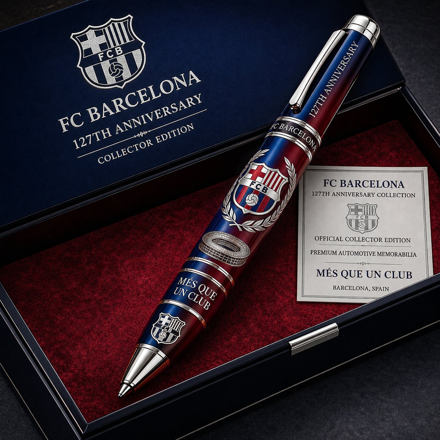 Personalized Barca 127TH Anniversary Edition Ballpoint Pen V6 (1899-2026)