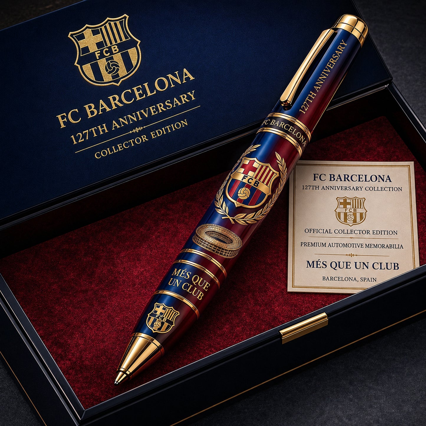 Personalized Barca 127TH Anniversary Edition Ballpoint Pen V6 (1899-2026)
