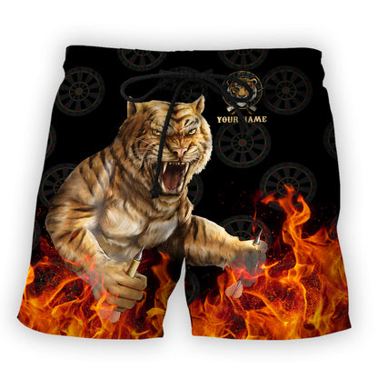 Personalized Name Darts Tiger All Over Printed Unisex Shirt Q150805