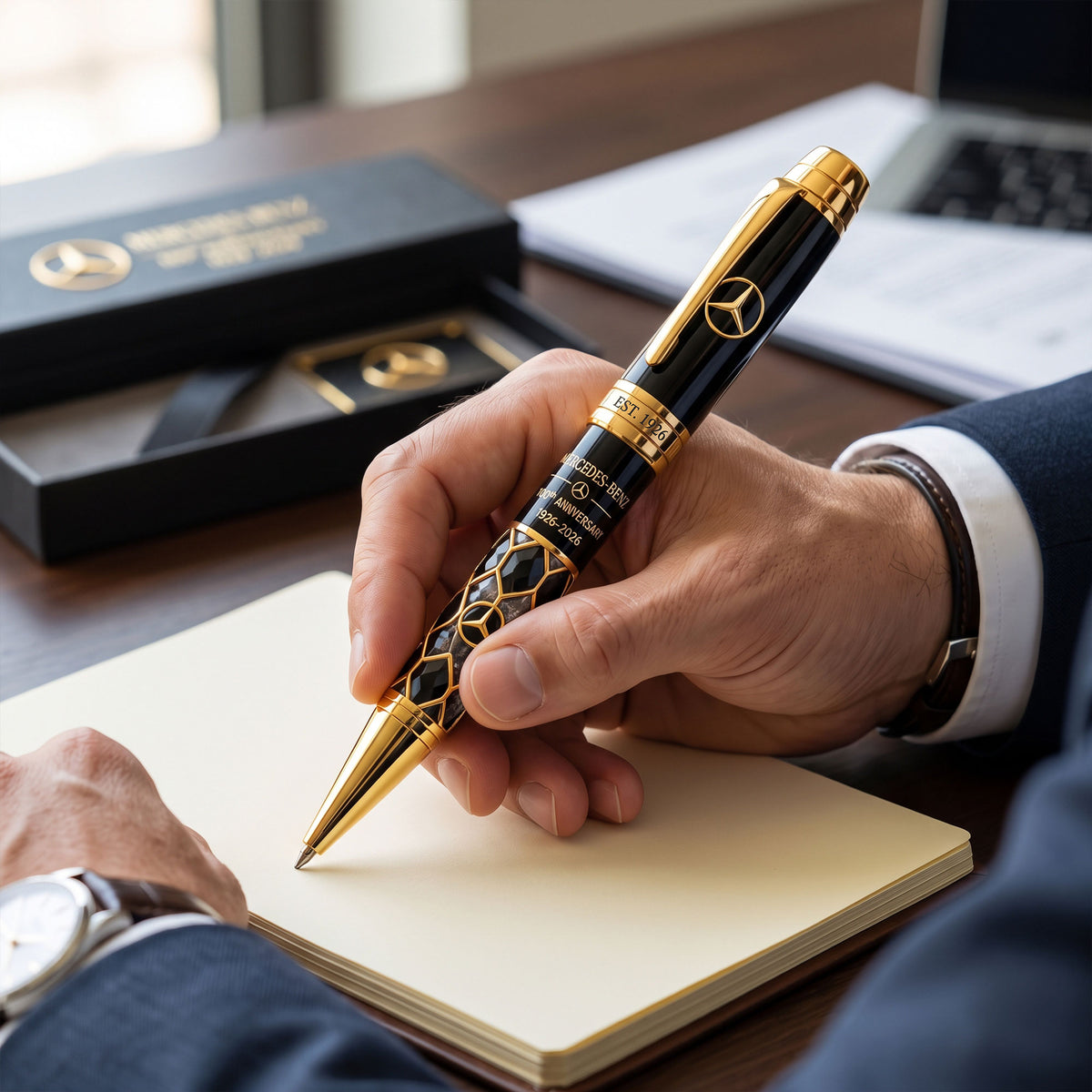 Merc 100th Anniversary 2026 Edition Luxury Ballpoint Pen (1926- 2026)