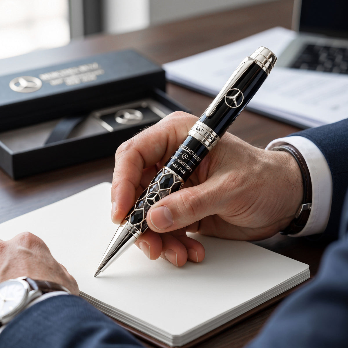 Merc 100th Anniversary 2026 Edition Luxury Ballpoint Pen (1926- 2026)