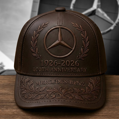 Merc 100th Years Leather Vintage Classic Cap