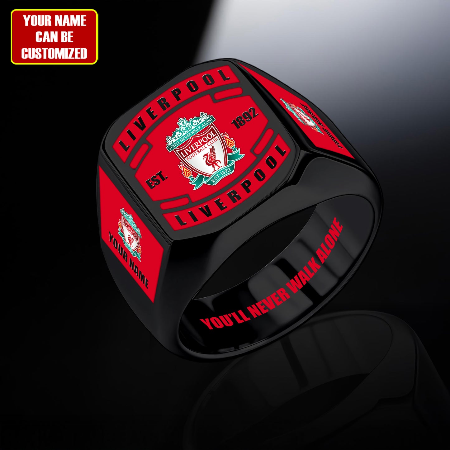 LVP FC Custom Name Classic Design Ring