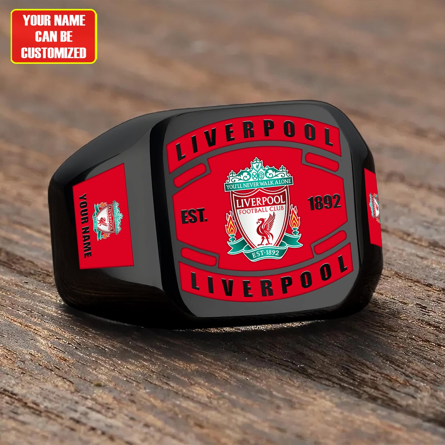 LVP FC Custom Name Classic Design Ring