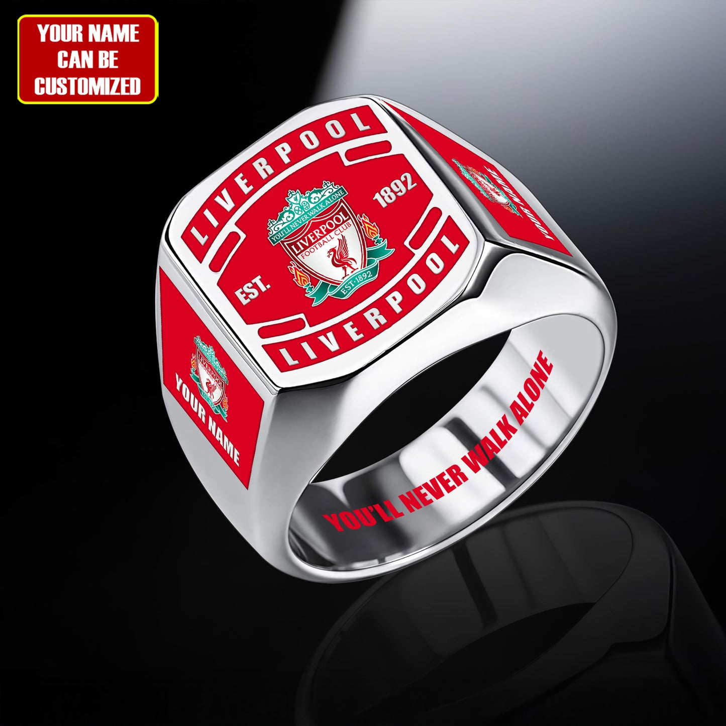 LVP FC Custom Name Classic Design Ring