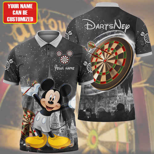 Personalized Name Mk Darts Q4 Black Version All Over Printed Unisex Shirt Q160302