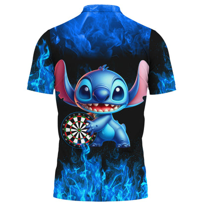 Personalized Name St Darts Fire All Over Printed Unisex Shirt Q160401