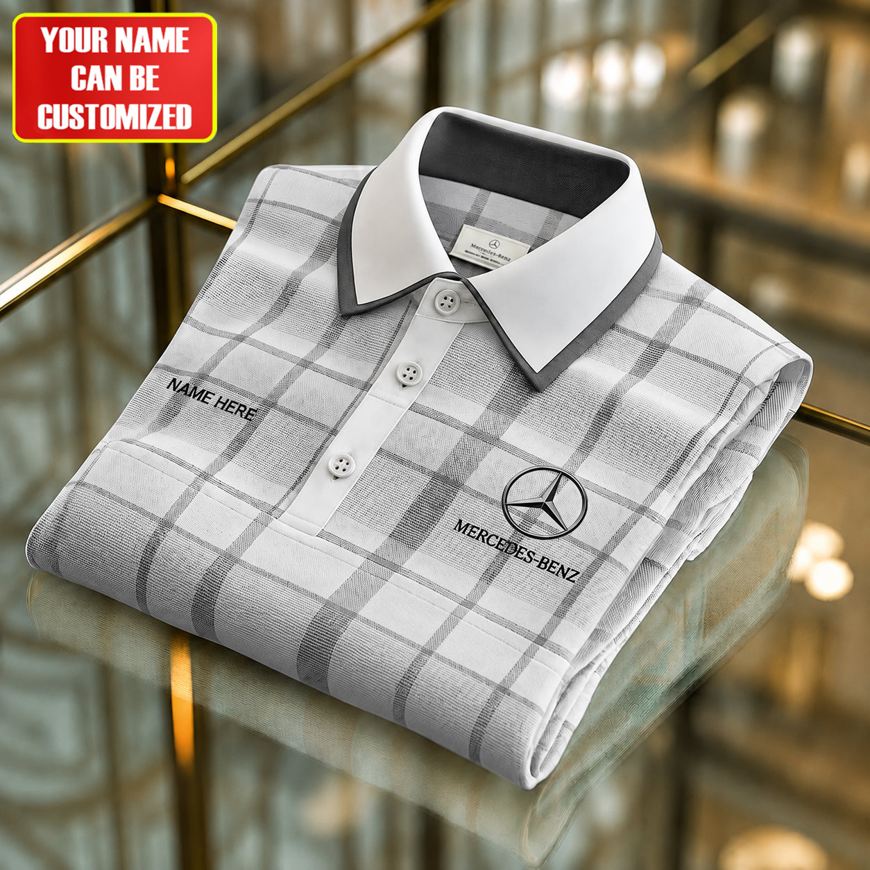 Personalized Merc Business Casual All Over Printed Shirt