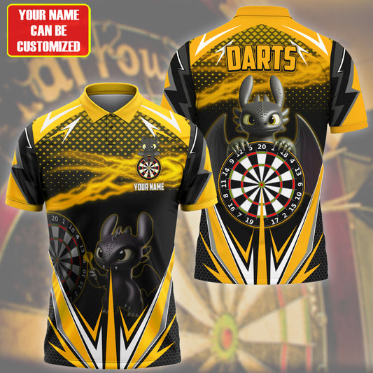 Personalized Toothless Darts Yellow Version All Over Printed Unisex Shirt Q160605