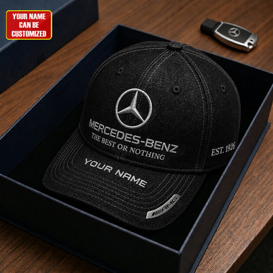 Personalized Merc The Best Or Nothing Denim Classic Cap