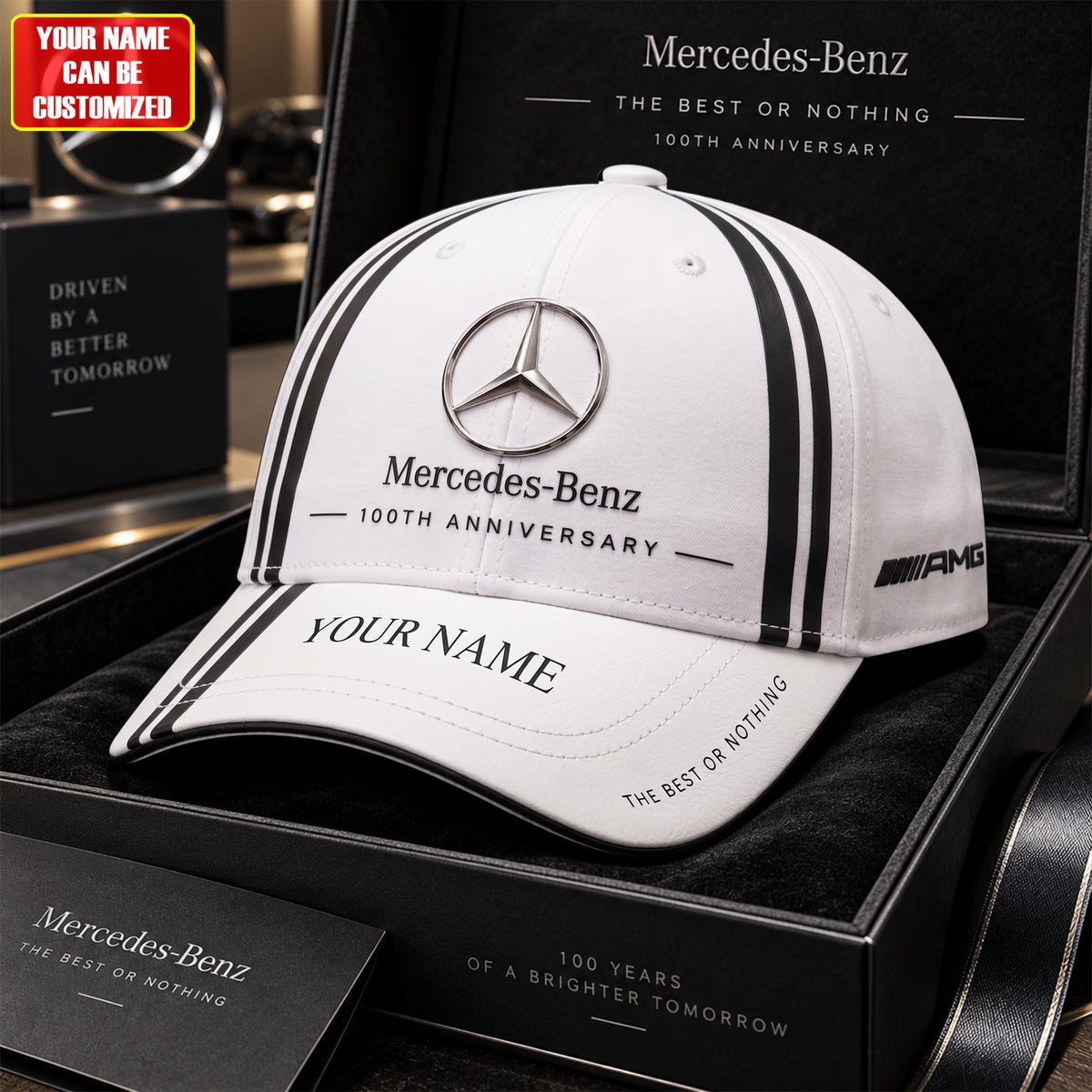 Personalized Merc AMG Line Vintage 100th Anniversary Classic Cap (1926-2026)