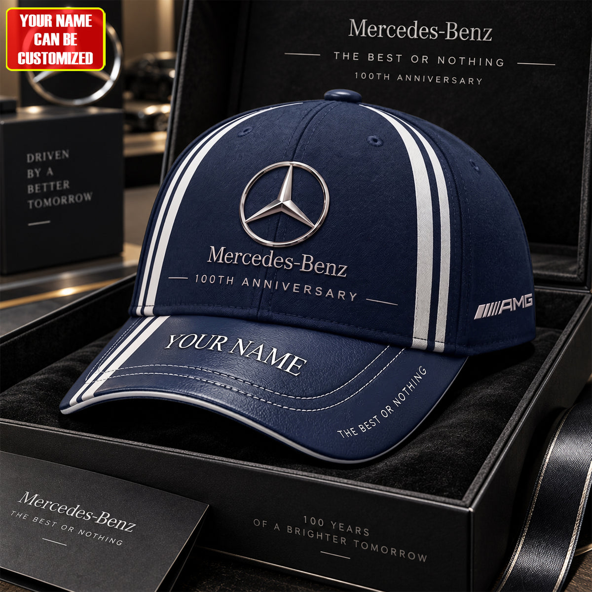 Personalized Merc AMG Line Vintage 100th Anniversary Classic Cap (1926-2026)