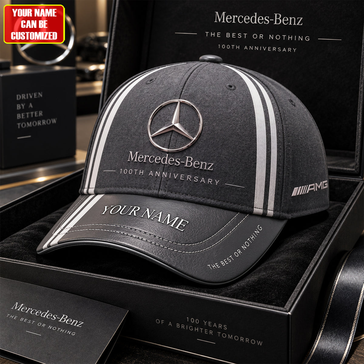 Personalized Merc AMG Line Vintage 100th Anniversary Classic Cap (1926-2026)