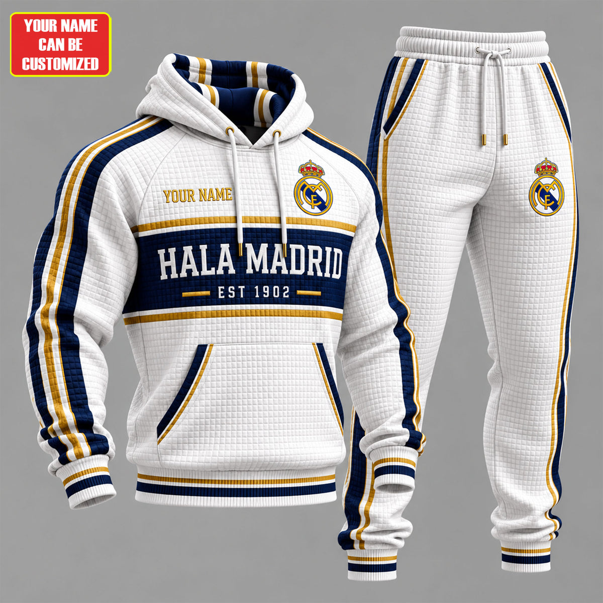 Personalized Real FC New Style 2026 Hoodie and Sweatpants set