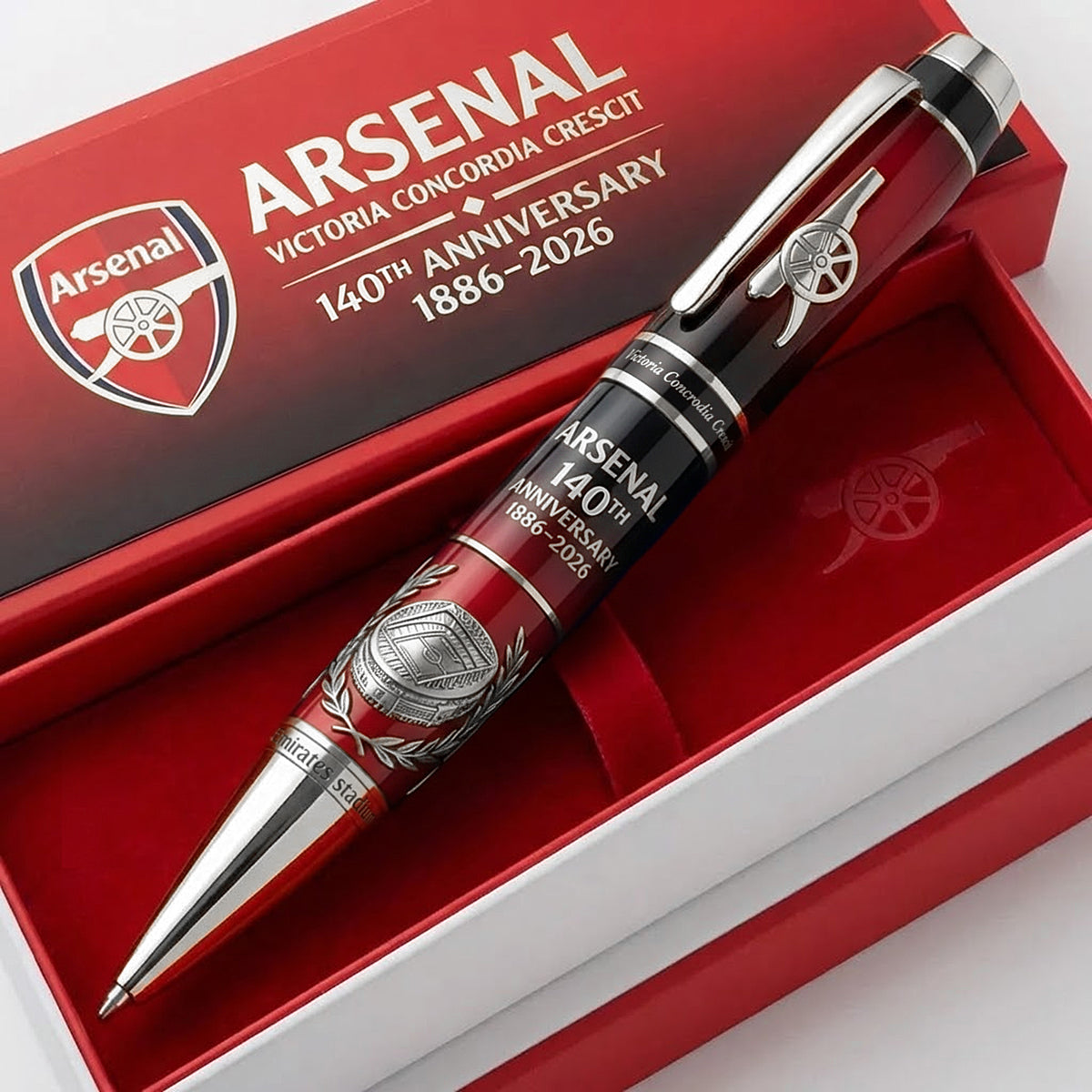 Arsenal FC Victoria 140th Anniversary Edition Ballpoint Pen (1886- 2026)