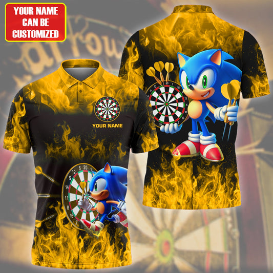 Personalized Name Sn Darts Yellow Red Version All Over Printed Unisex Shirt Q170208