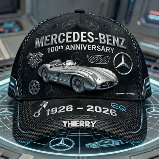Personalized Merc 100 Years Anniversary Classic Cap (1926-2026)
