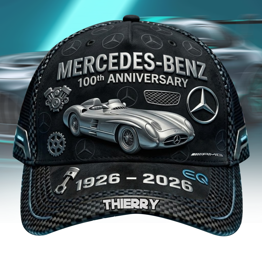 Personalized Merc 100 Years Anniversary Classic Cap (1926-2026)