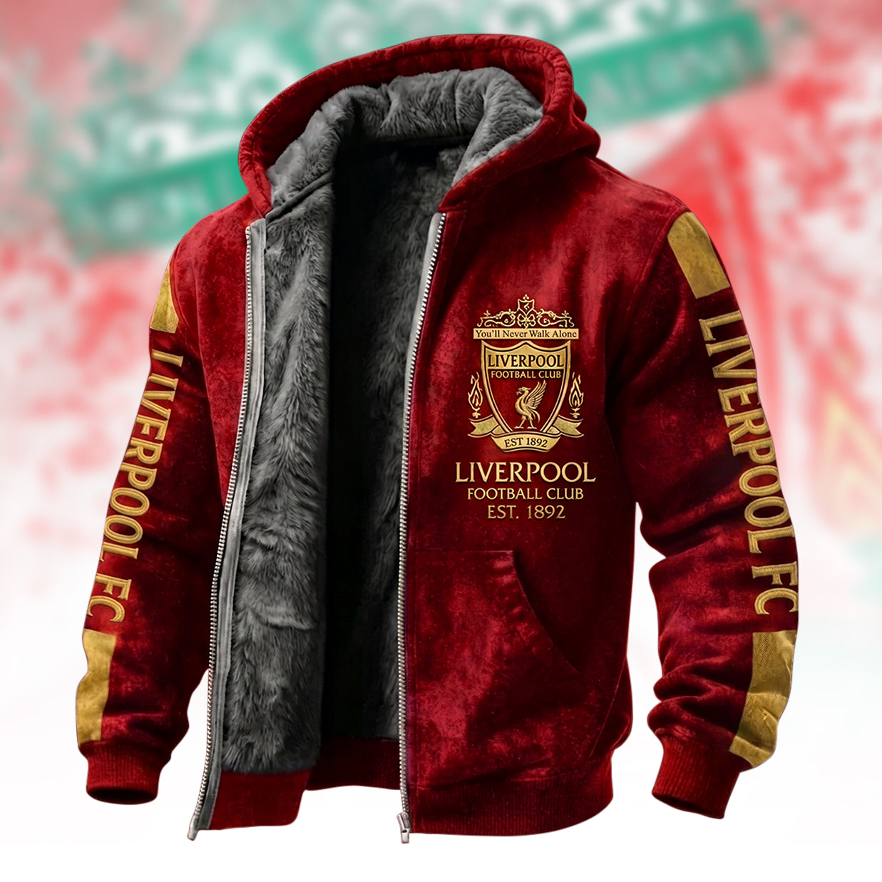 Personalized LVP Vintage Fleece inside Jacket
