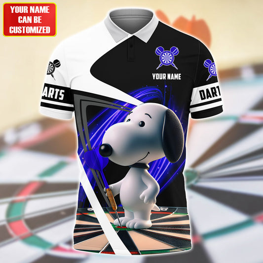 Personalized Name Blue Snp Darts All Over Printed Unisex Shirt Q170503