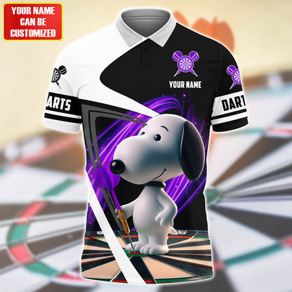 Personalized Name Purple Snp Darts All Over Printed Unisex Shirt Q170503