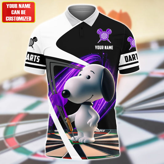 Personalized Name Purple Snp Darts All Over Printed Unisex Shirt Q170503