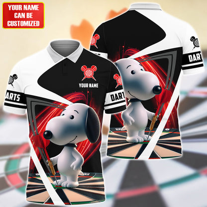 Personalized Name Red Snp Darts All Over Printed Unisex Shirt Q170503