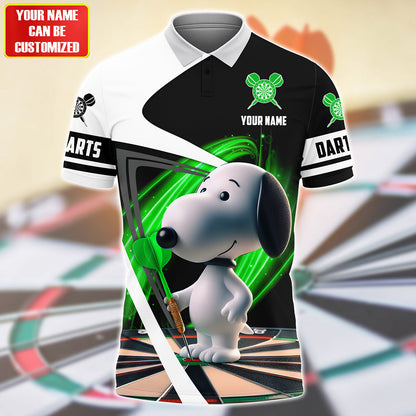 Personalized Name Green Snp Darts All Over Printed Unisex Shirt Q170503
