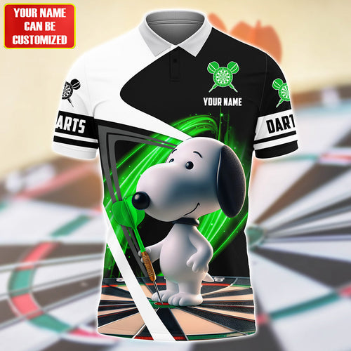 Personalized Name Green Snp Darts All Over Printed Unisex Shirt Q170503