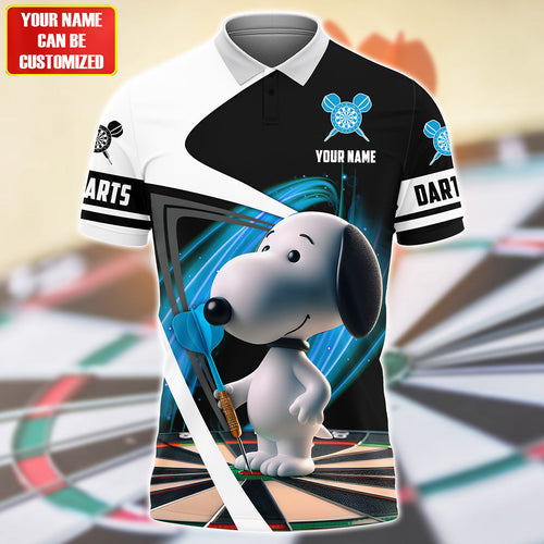 Personalized Name Teal Snp Darts All Over Printed Unisex Shirt Q170503