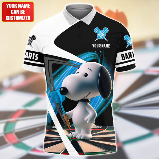 Personalized Name Teal Snp Darts All Over Printed Unisex Shirt Q170503