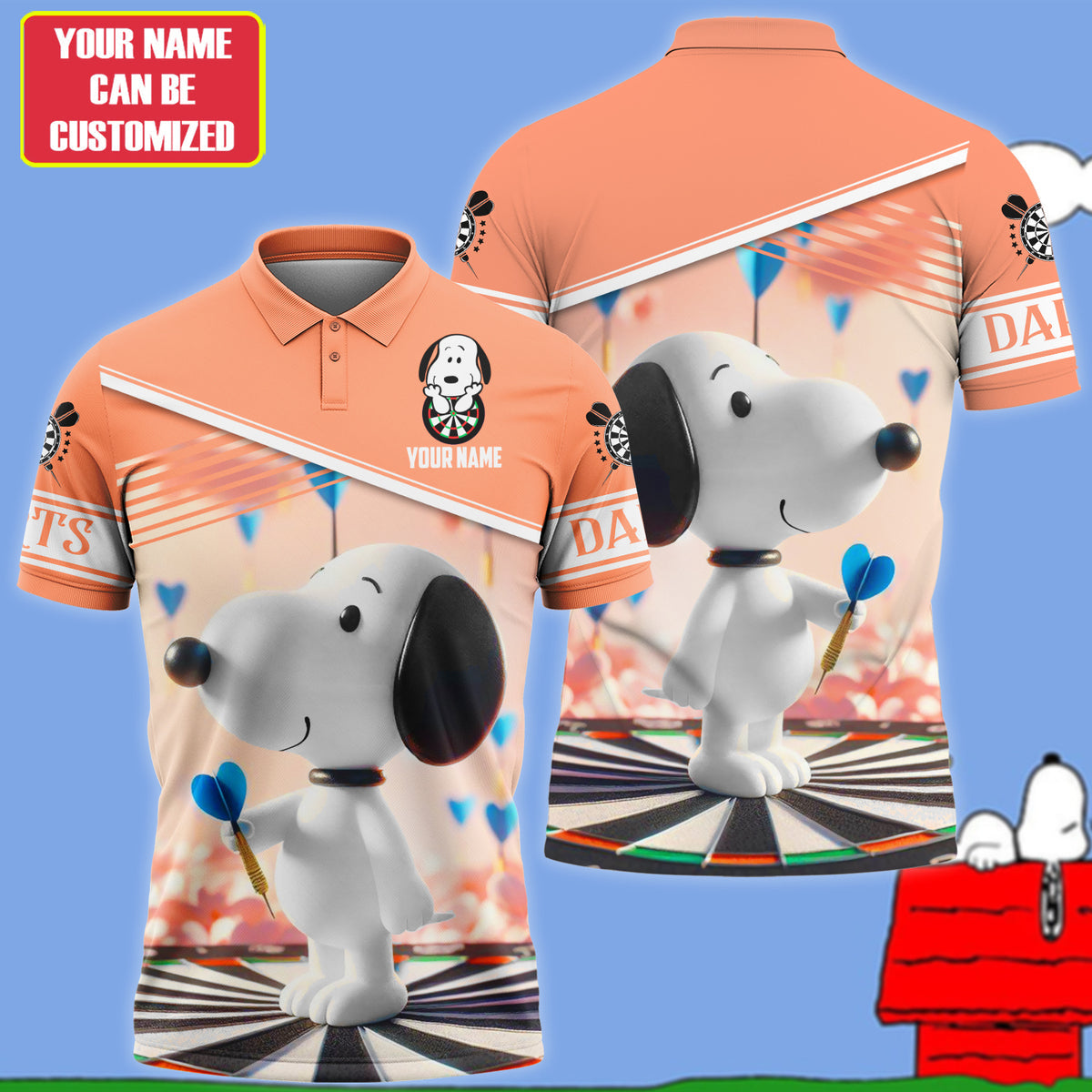 Personalized Name Snp Darts All Over Printed Unisex Shirt Q170505