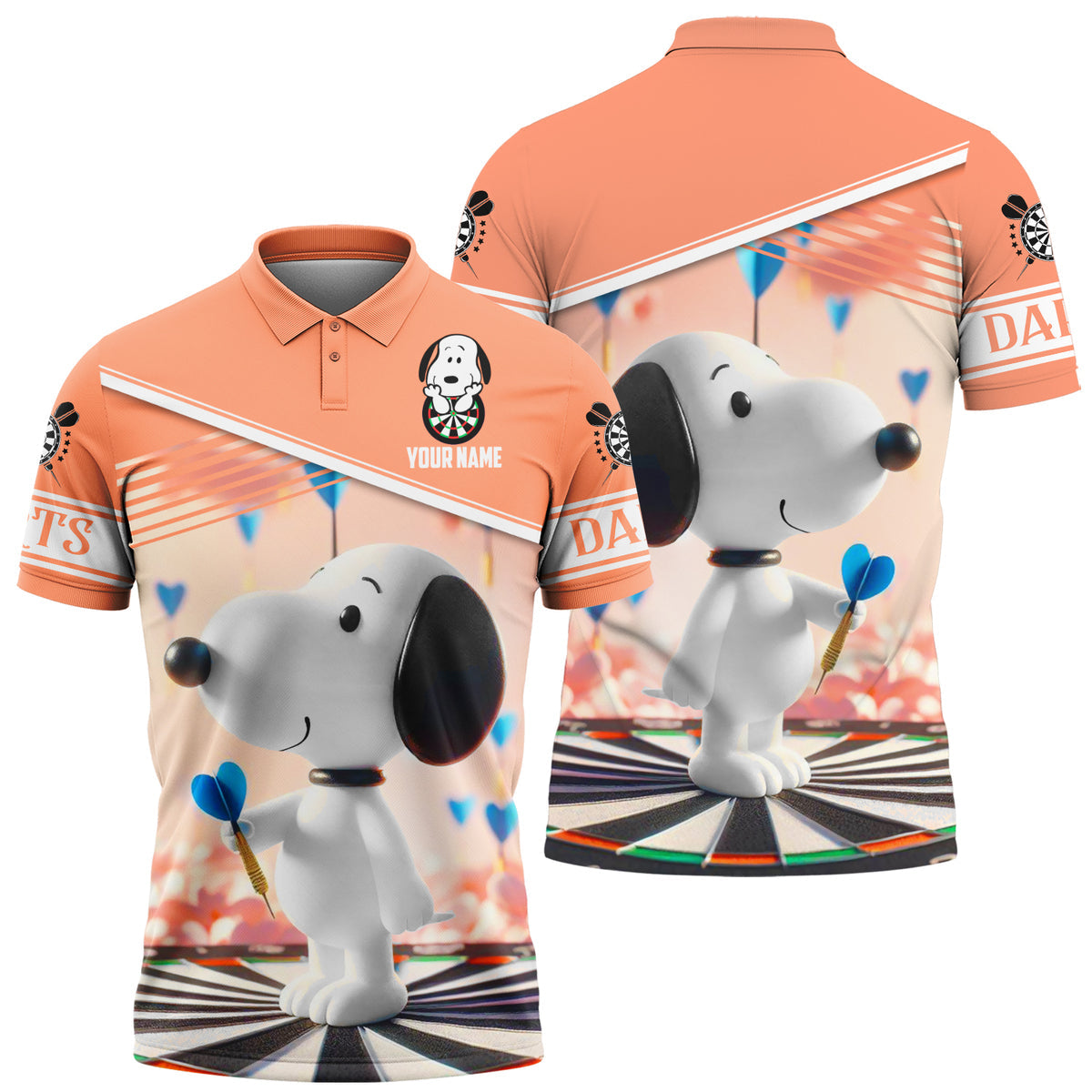 Personalized Name Snp Darts All Over Printed Unisex Shirt Q170505