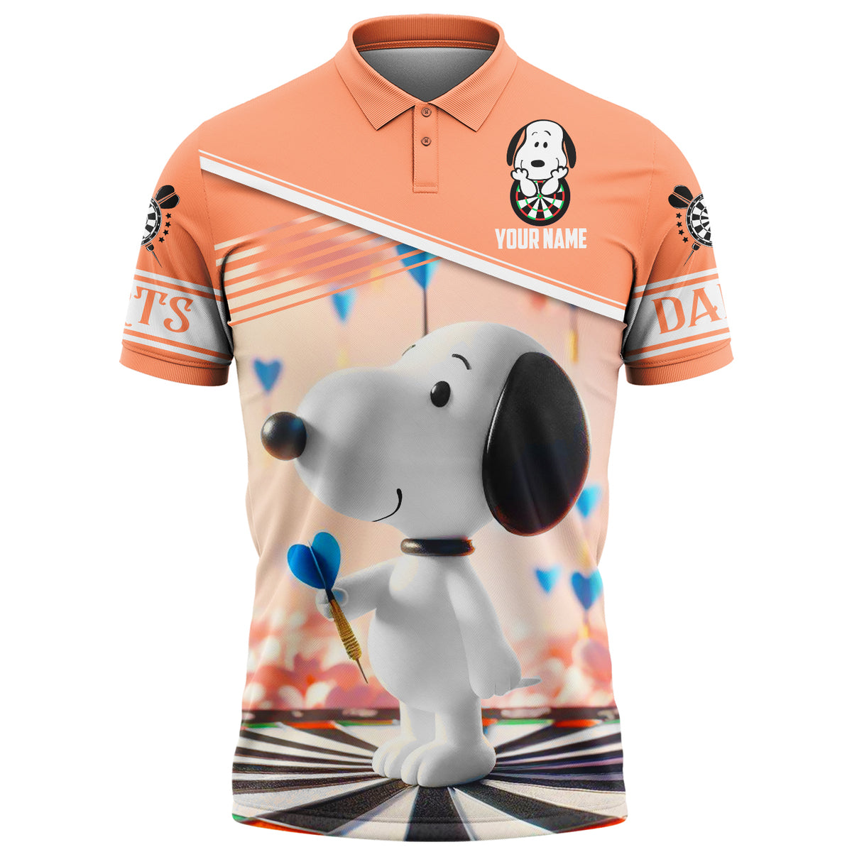 Personalized Name Snp Darts All Over Printed Unisex Shirt Q170505