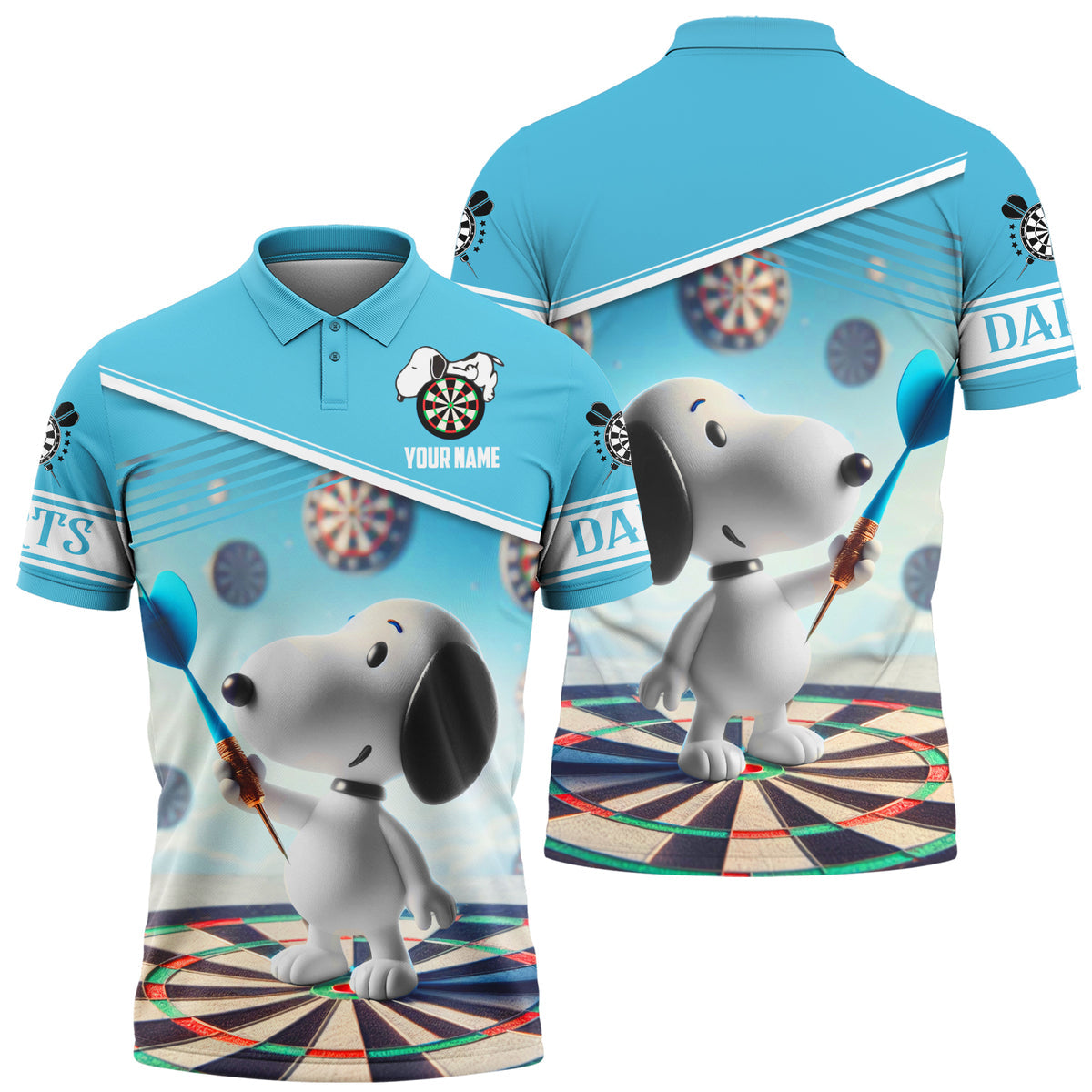 Personalized Name Snp Darts Sky All Over Printed Unisex Shirt Q170511