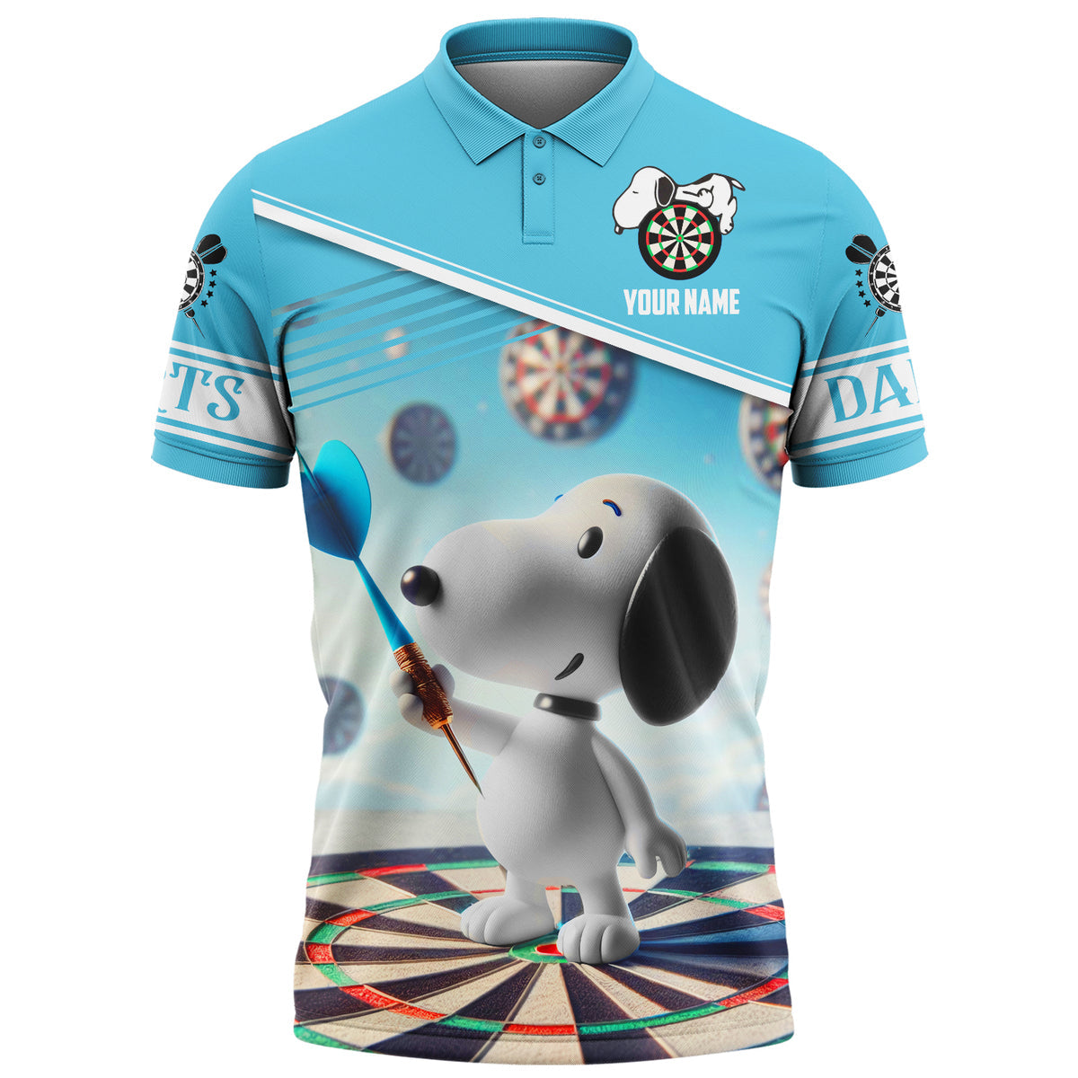Personalized Name Snp Darts Sky All Over Printed Unisex Shirt Q170511