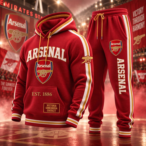 Arsenal EST 1886 New Style Hoodie and Sweatpants set