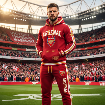 Arsenal EST 1886 New Style Hoodie and Sweatpants set
