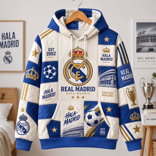 Personalized Real Patchwork Hoodie – Sport Pullover Gift