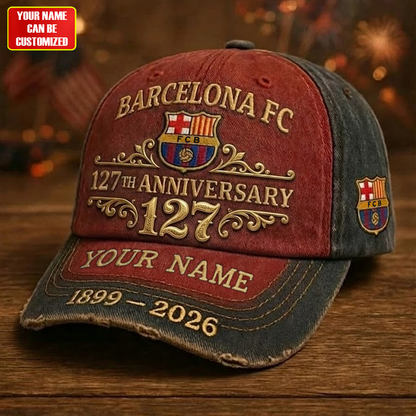Personalized Barca 127th Anniversary Classic Cap